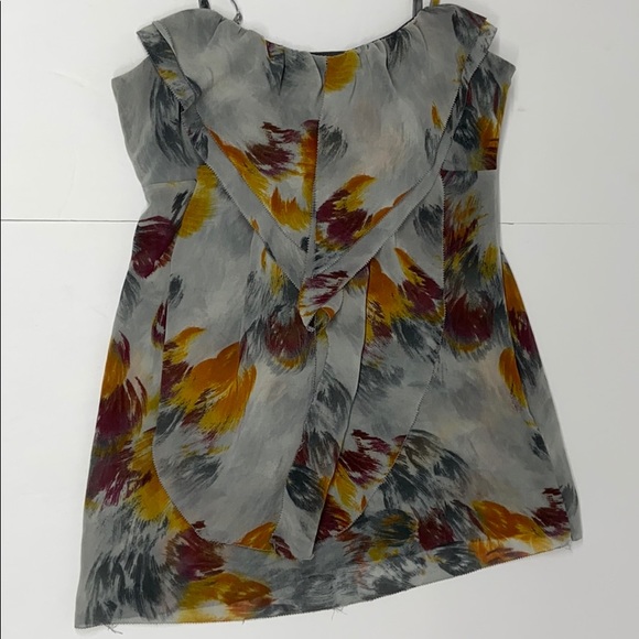 Grey Kensie Ruffled Tank Top - Picture 3 of 7